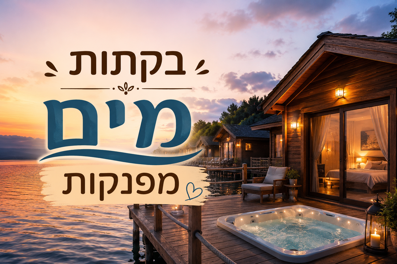 בקתות מים מפנקות לירח דבש בתאילנד